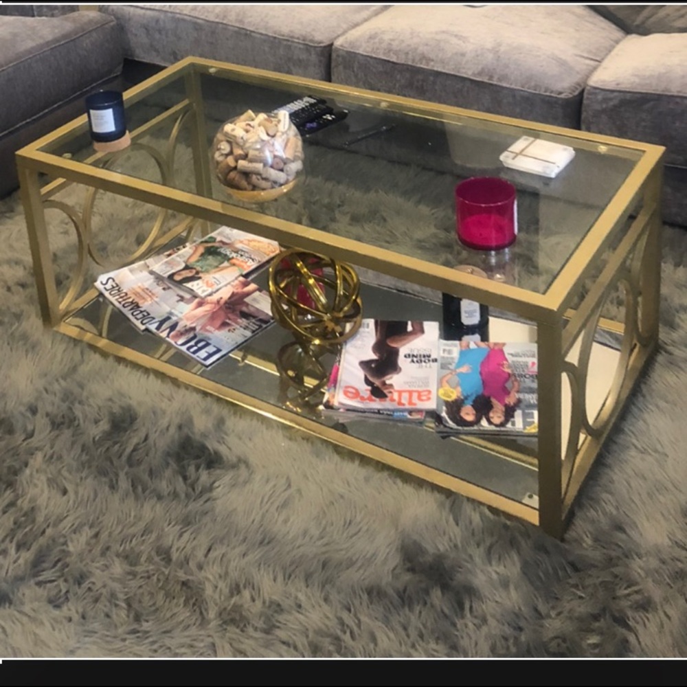 Golden rustic Coffee table